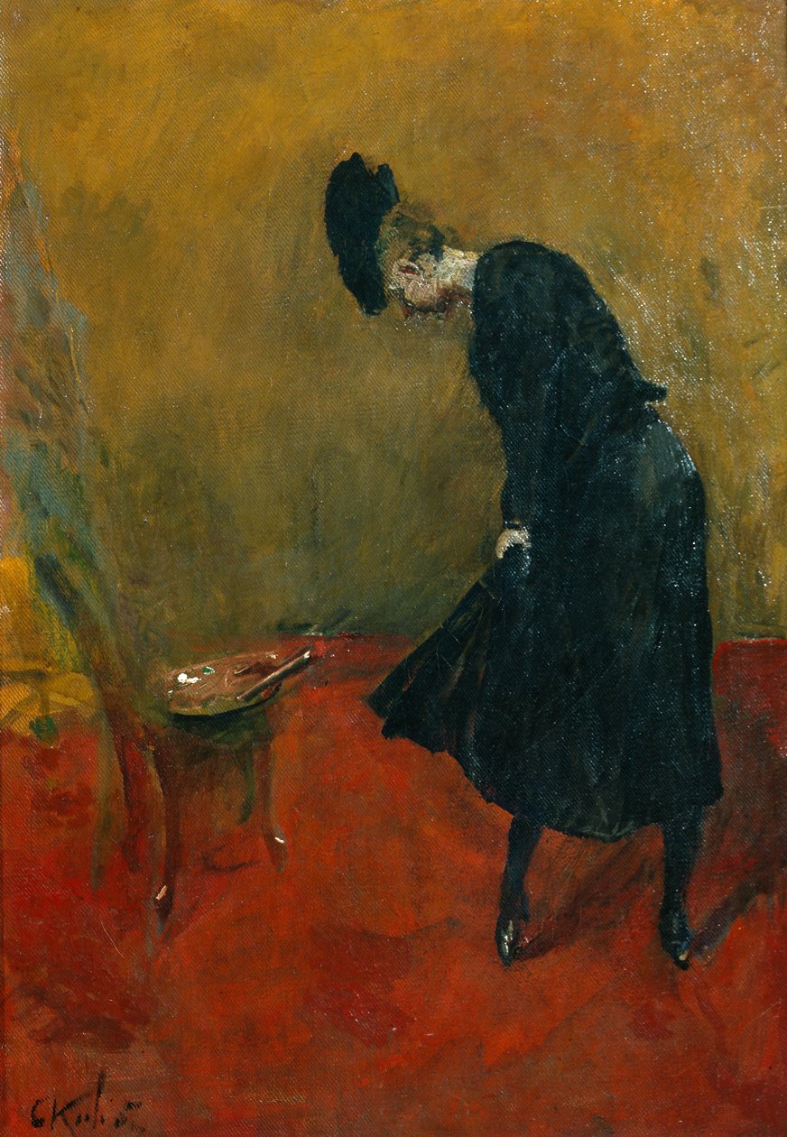 Stříkající barva od Christian Krohg