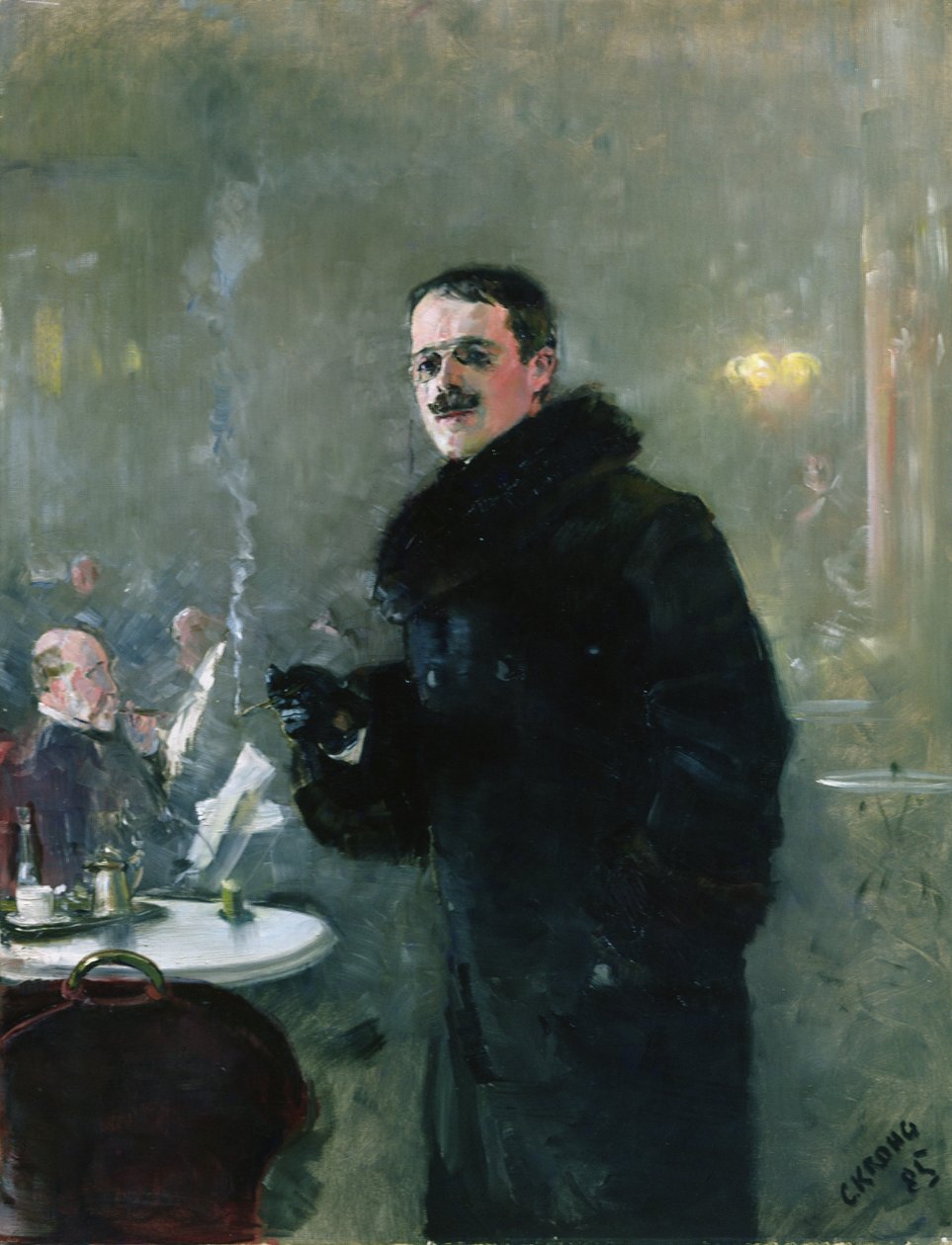 Malíř Gerhard Munthe od Christian Krohg