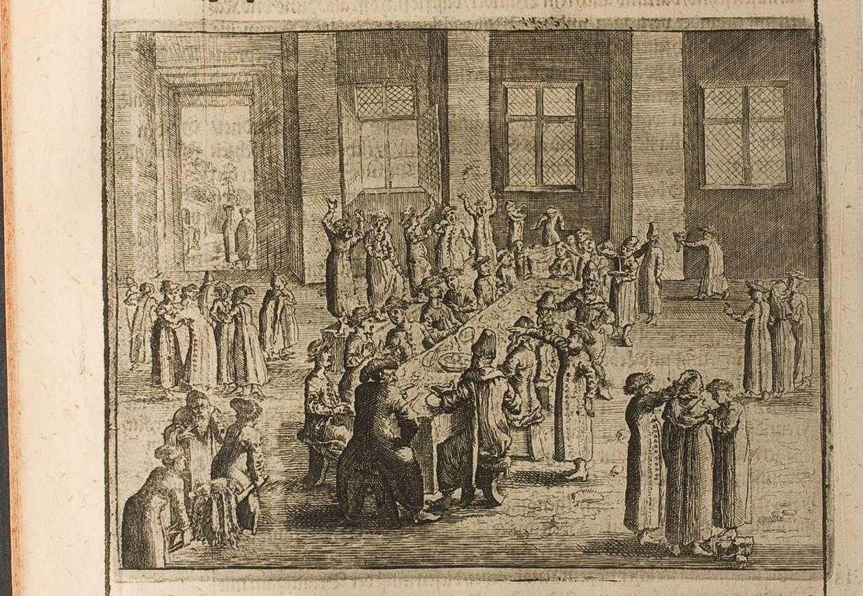 Svatební ilustrace z Cest k velkému vévodovi pižmovému a perskému králi od Adama od Christian Lorenzen Rothgiesser