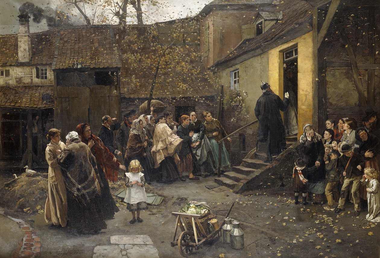 zatknout; Zatčení, 1881 od Christian Ludwig Bokelman