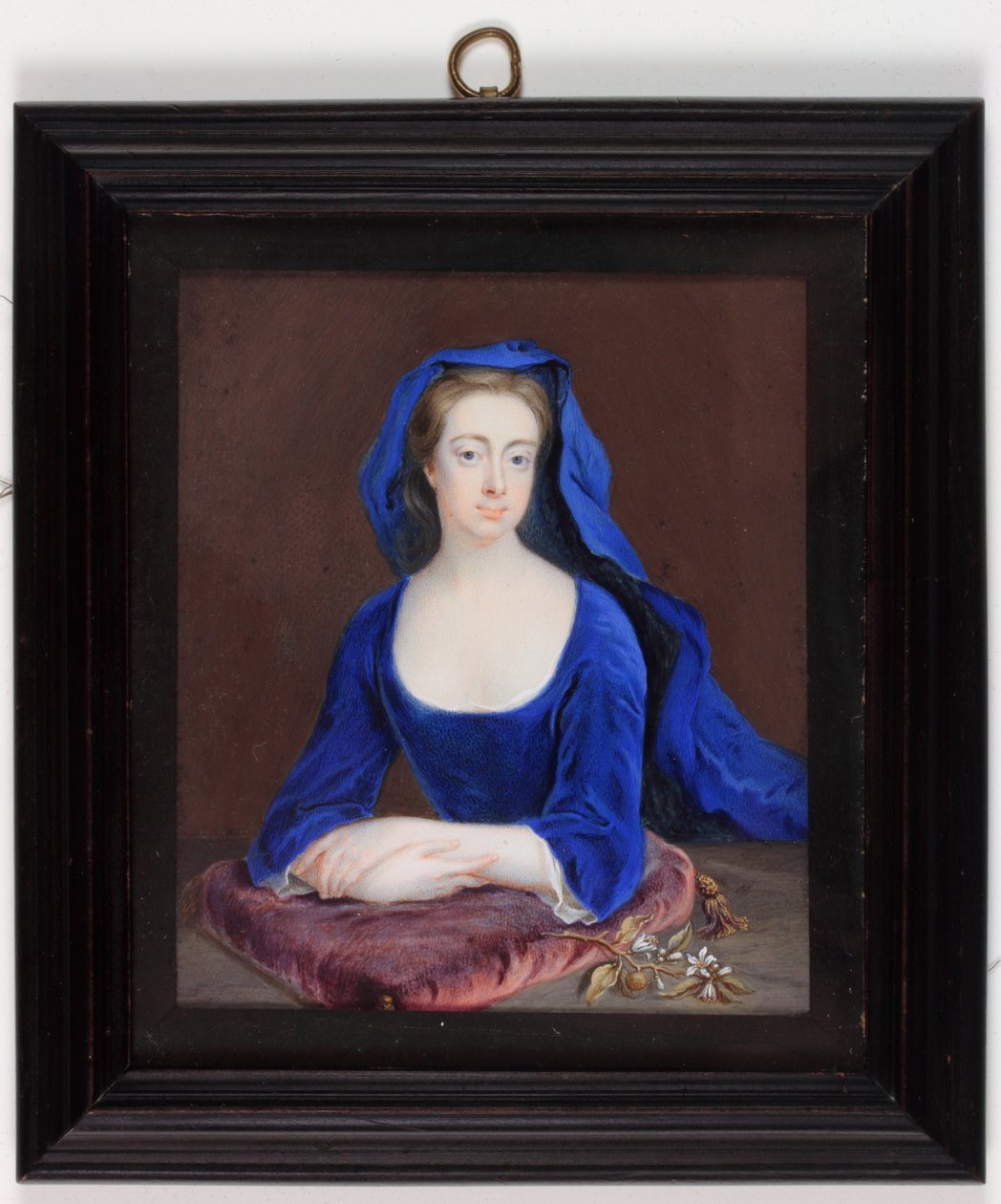 Lady Henrietta Cavendish Holles Harley (akvarel na slonovině) od Christian Richter