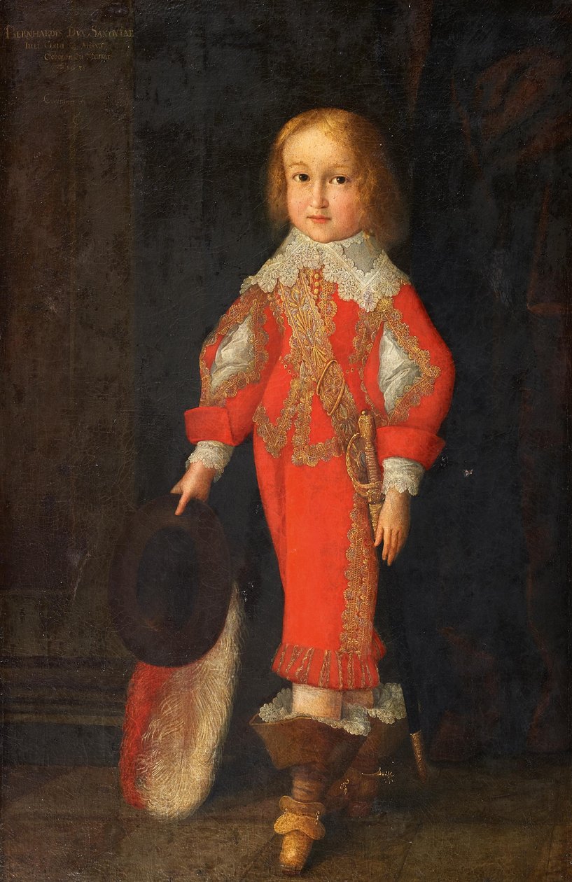 Portrét Bernharda Sasko-Jenského (1638-1678) od Christian Richter