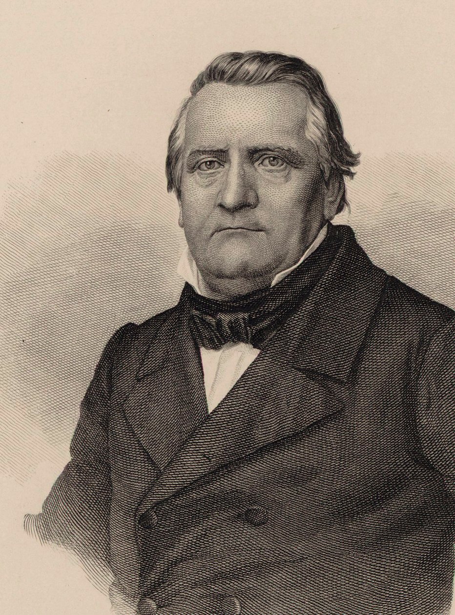 Portrét skladatele Franze Lachnera 1803-1890, 1850. od Christian Riedt