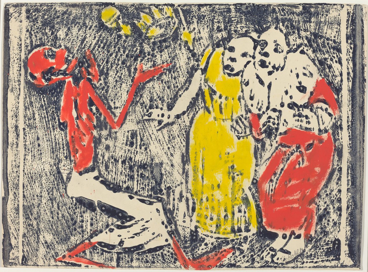 Smrt jako žonglér, 19181919. od Christian Rohlfs