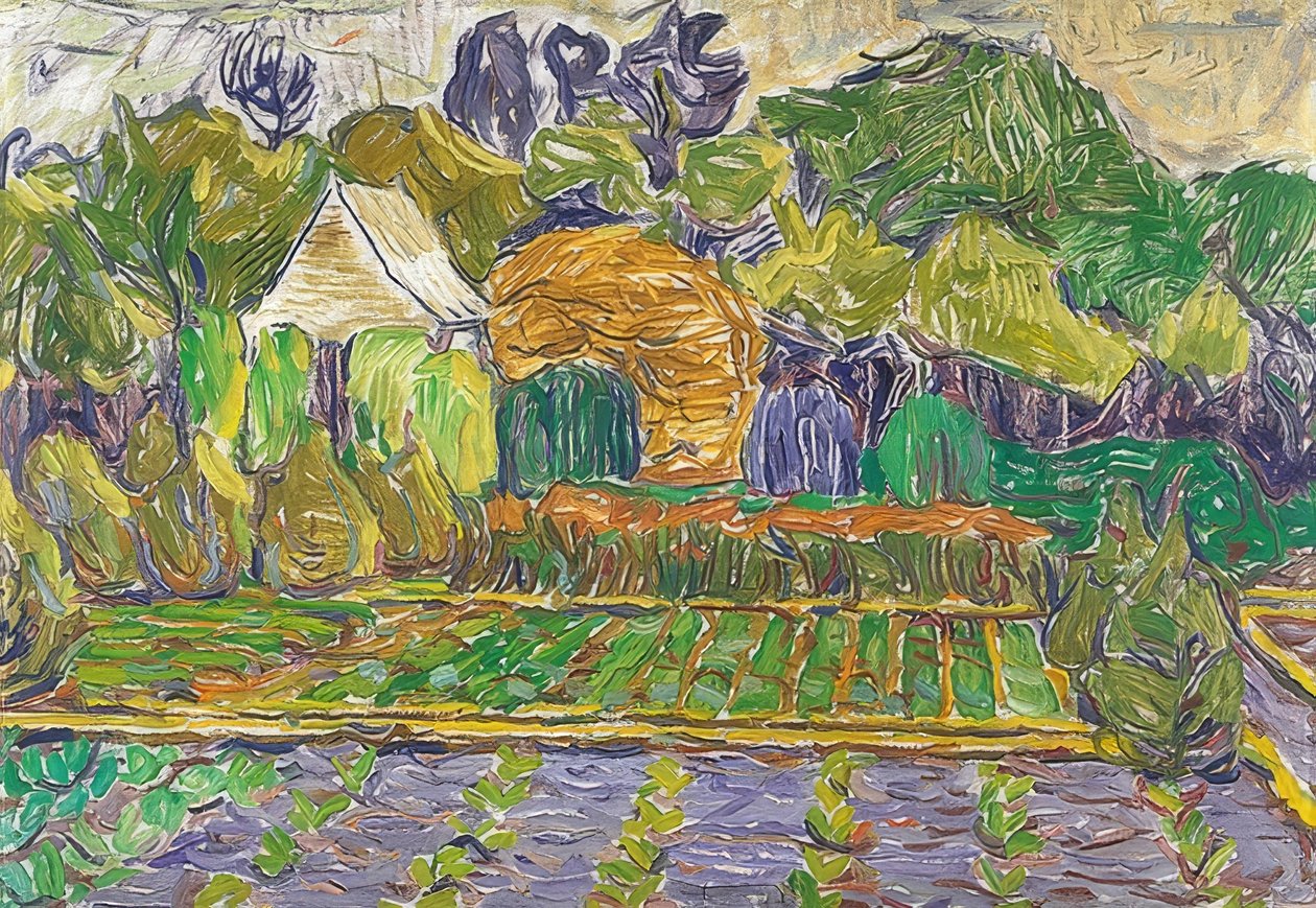 Zahrada v Soest. Kolem roku 1905 od Christian Rohlfs