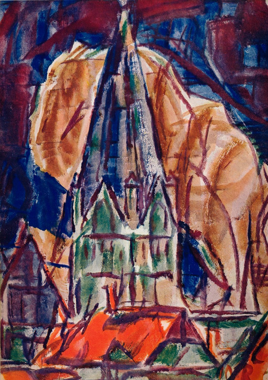 Svatý Patrokus v Soestu, c1912 od Christian Rohlfs