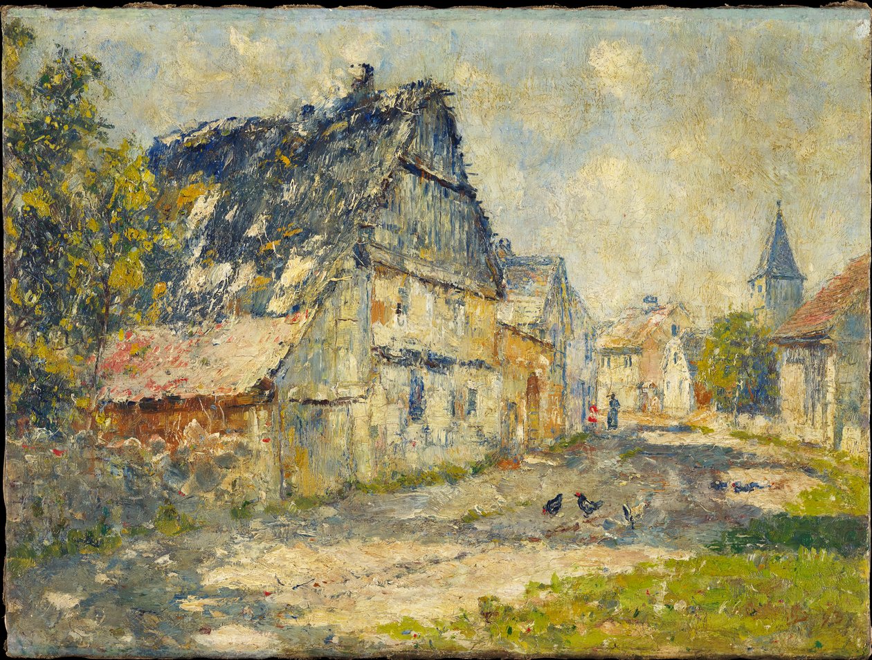 Village Street v Ehringsdorfu u Výmaru od Christian Rohlfs