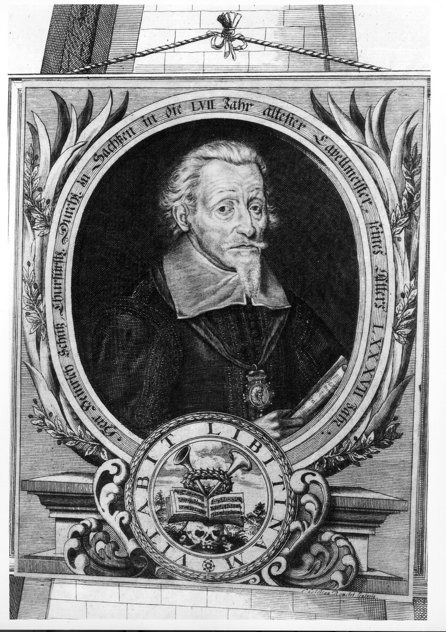 Portrét Heinricha Schutze (1585-1672) od Christian Romstedt or Romstet