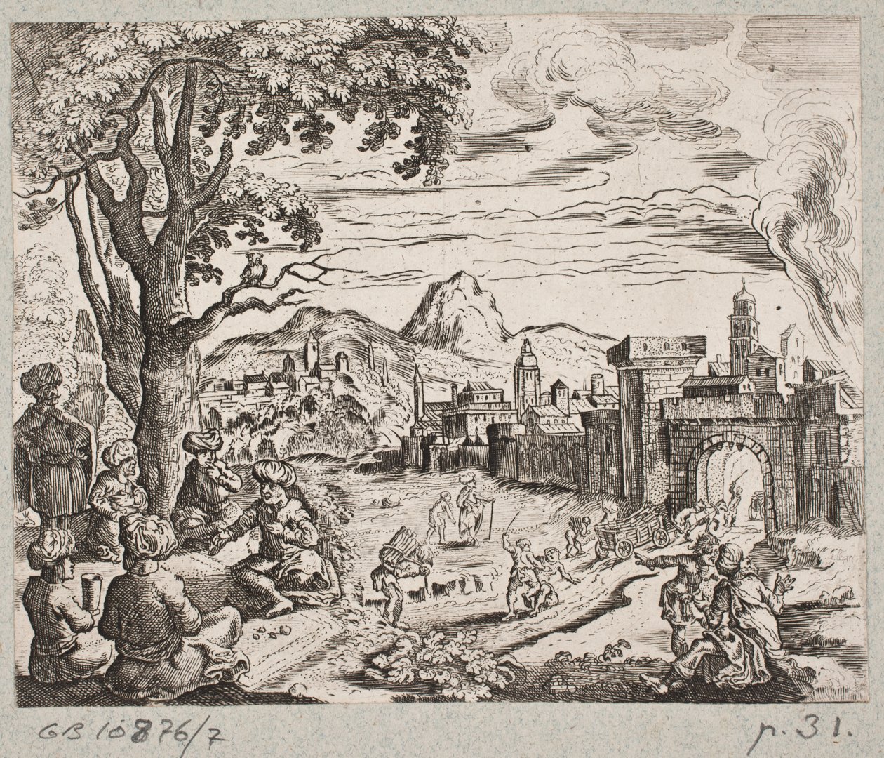 Ilustrace k Adamu Oleariusovi, „Perský Rosenthal od geniálního básníka Schich Saadi […]“, Schleswig 1660 od Christian Rothgiesser
