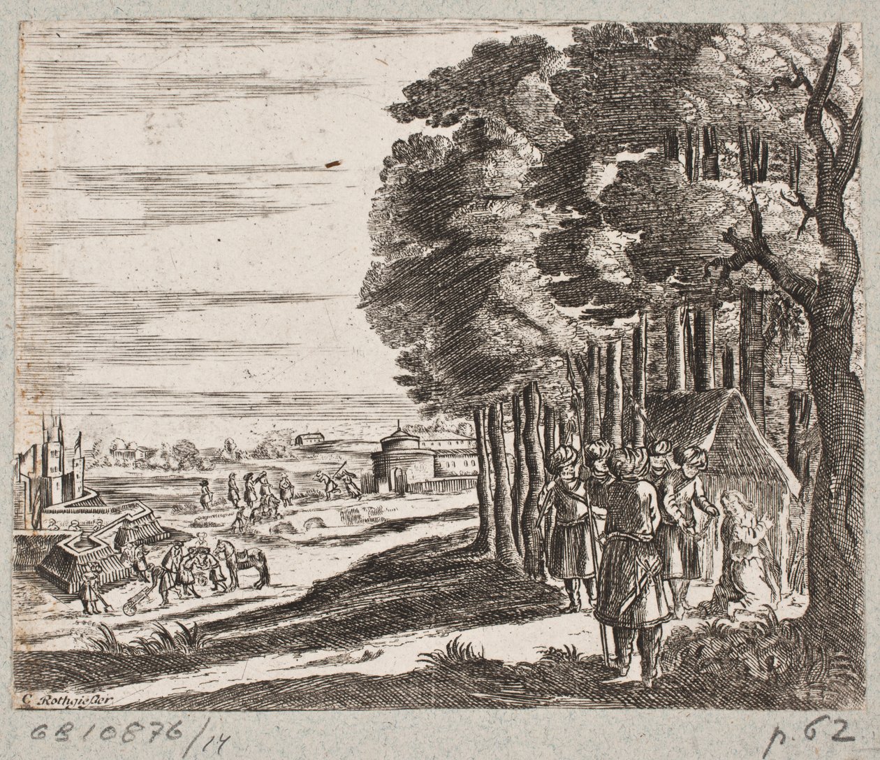 Ilustrace k Adamu Oleariusovi, „Perský Rosenthal od geniálního básníka Schich Saadi […]“, Schleswig 1660 od Christian Rothgiesser