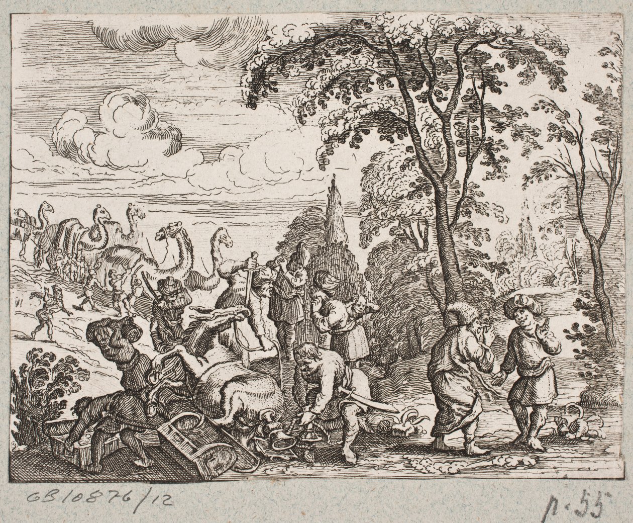 Ilustrace k Adamu Oleariusovi, „Perský Rosenthal od geniálního básníka Schich Saadi […]“, Schleswig 1660 od Christian Rothgiesser