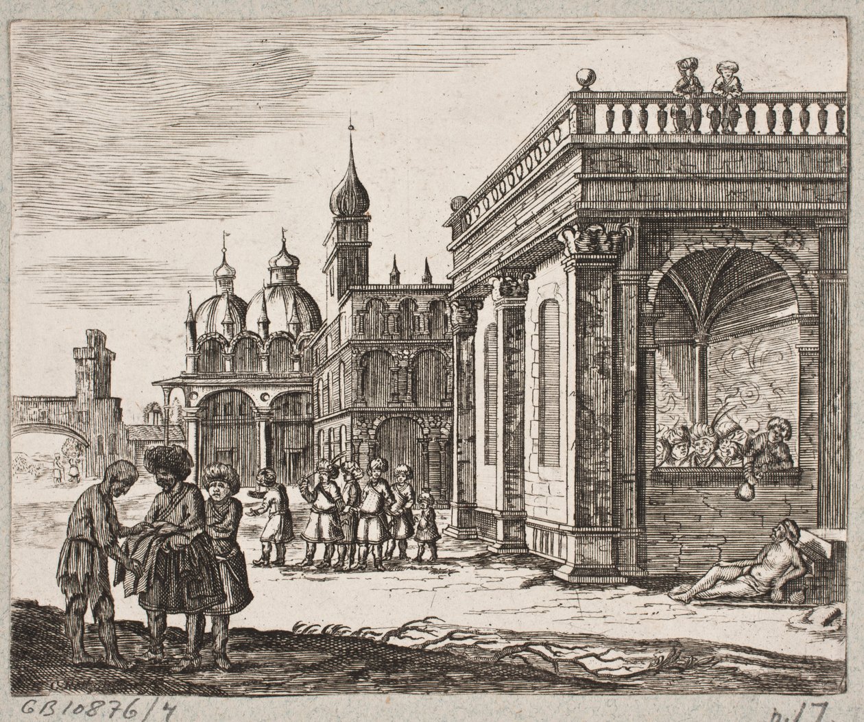 Ilustrace k Adamu Oleariusovi, „Perský Rosenthal od geniálního básníka Schich Saadi […]“, Schleswig 1660 od Christian Rothgiesser