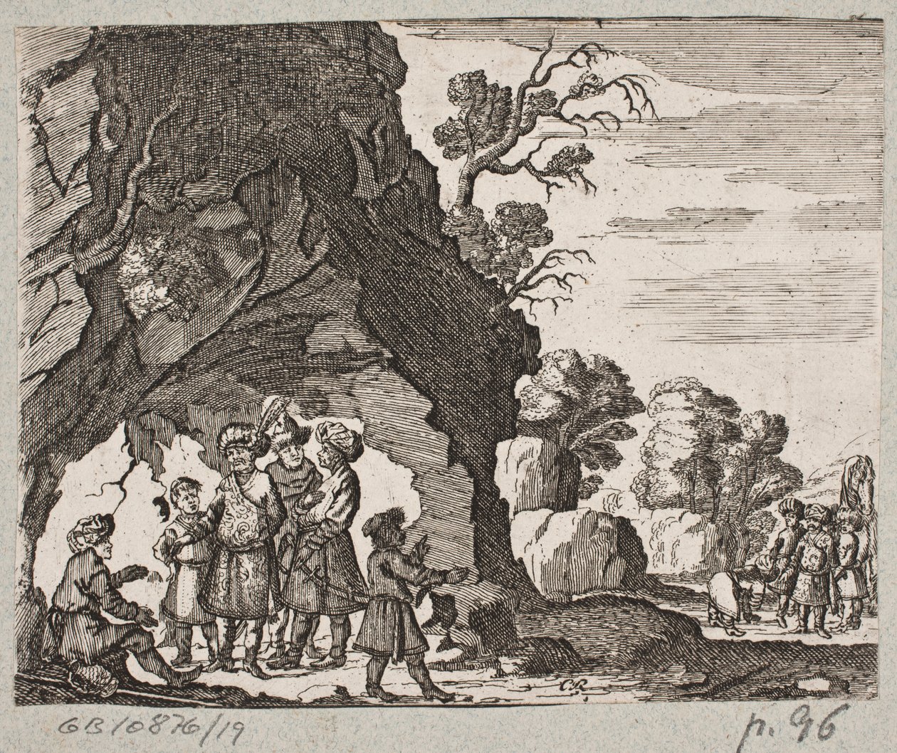 Ilustrace k Adamu Oleariusovi, „Perský Rosenthal od geniálního básníka Schich Saadi […]“, Schleswig 1660 od Christian Rothgiesser