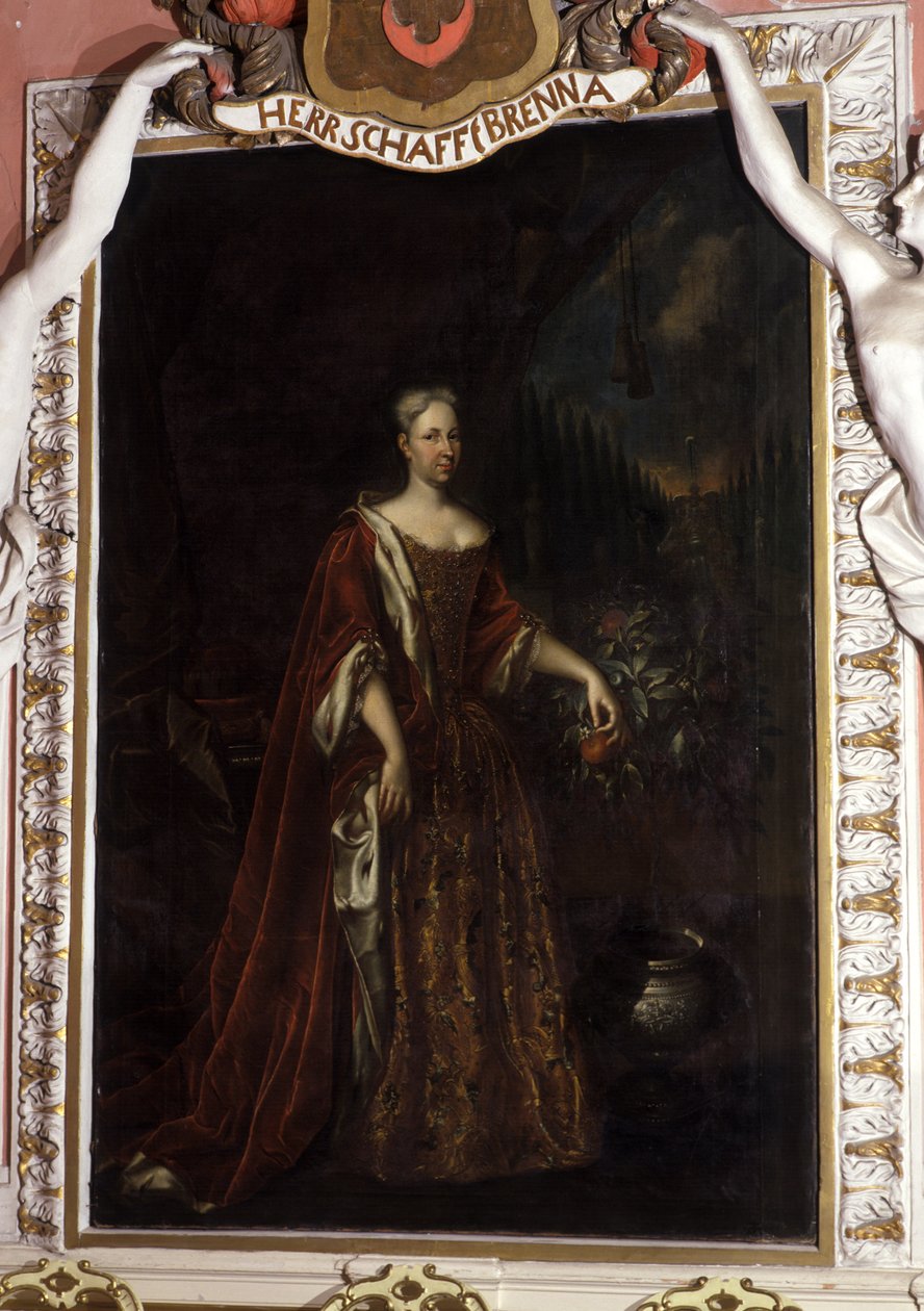Magdalena Augusta, vévodkyně Sachsen-Gotha-Altenburg, mezi 1708-32 od Christian Schilbach