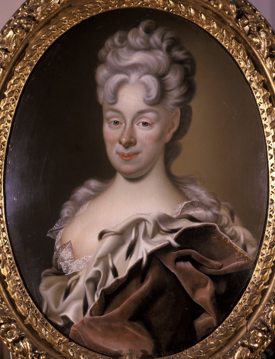 Magdalene Sybille, vévodkyně Sachsen-Eisenach, 1708 (olej na mědi) od Christian Schilbach