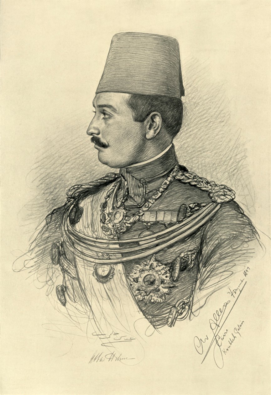 Abbas II Helmy Bey, palác Koubbeh, Káhira, Egypt, 1898. od Christian Wilhelm Allers