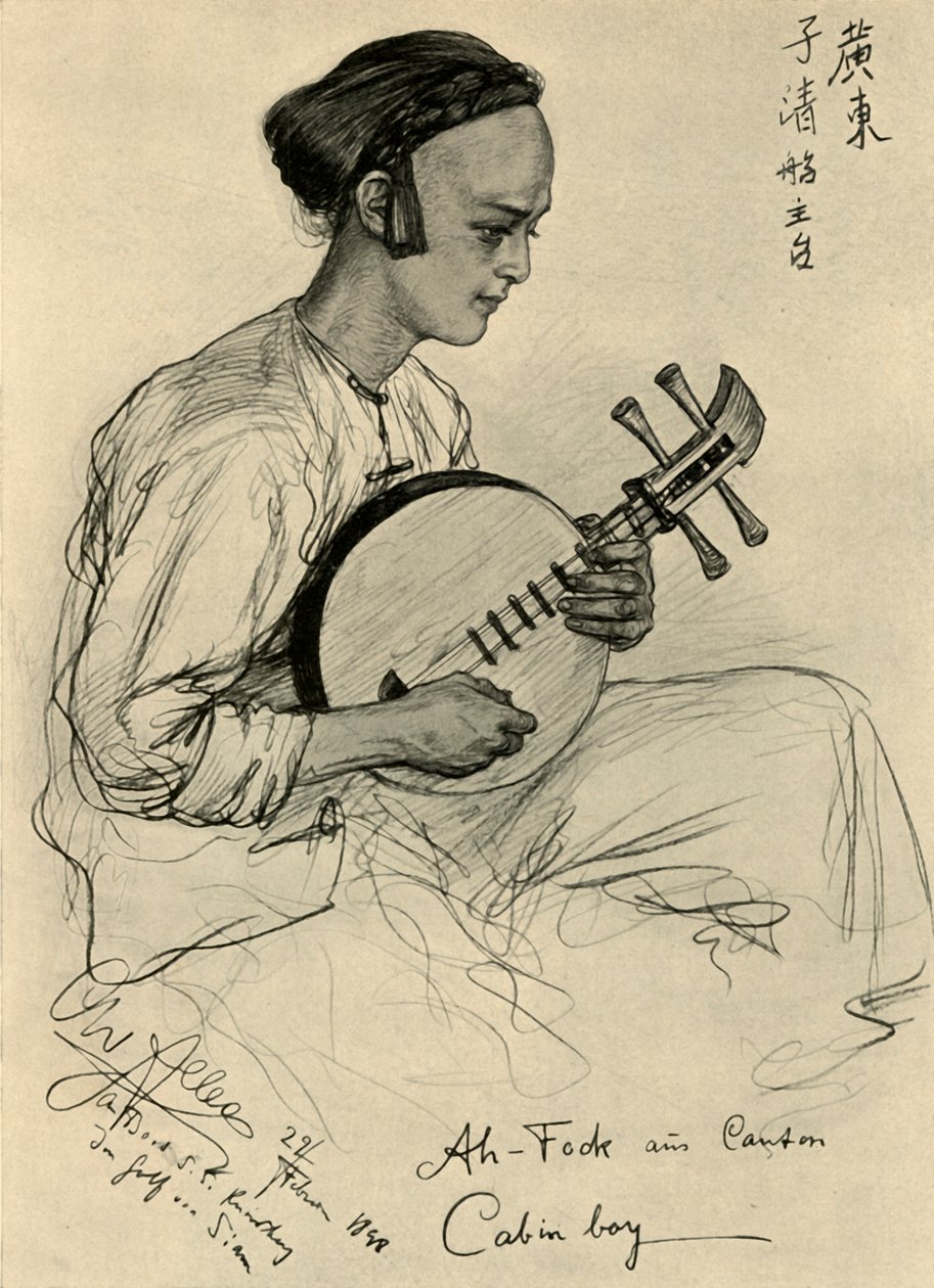Palubní chlapec Ah-Fook na palubě SS Knivsberg 1898. od Christian Wilhelm Allers