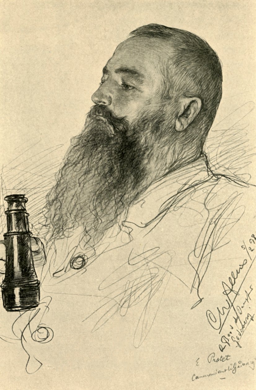 Kapitán Protet z parníku ‚Godavery‘, 1898. od Christian Wilhelm Allers