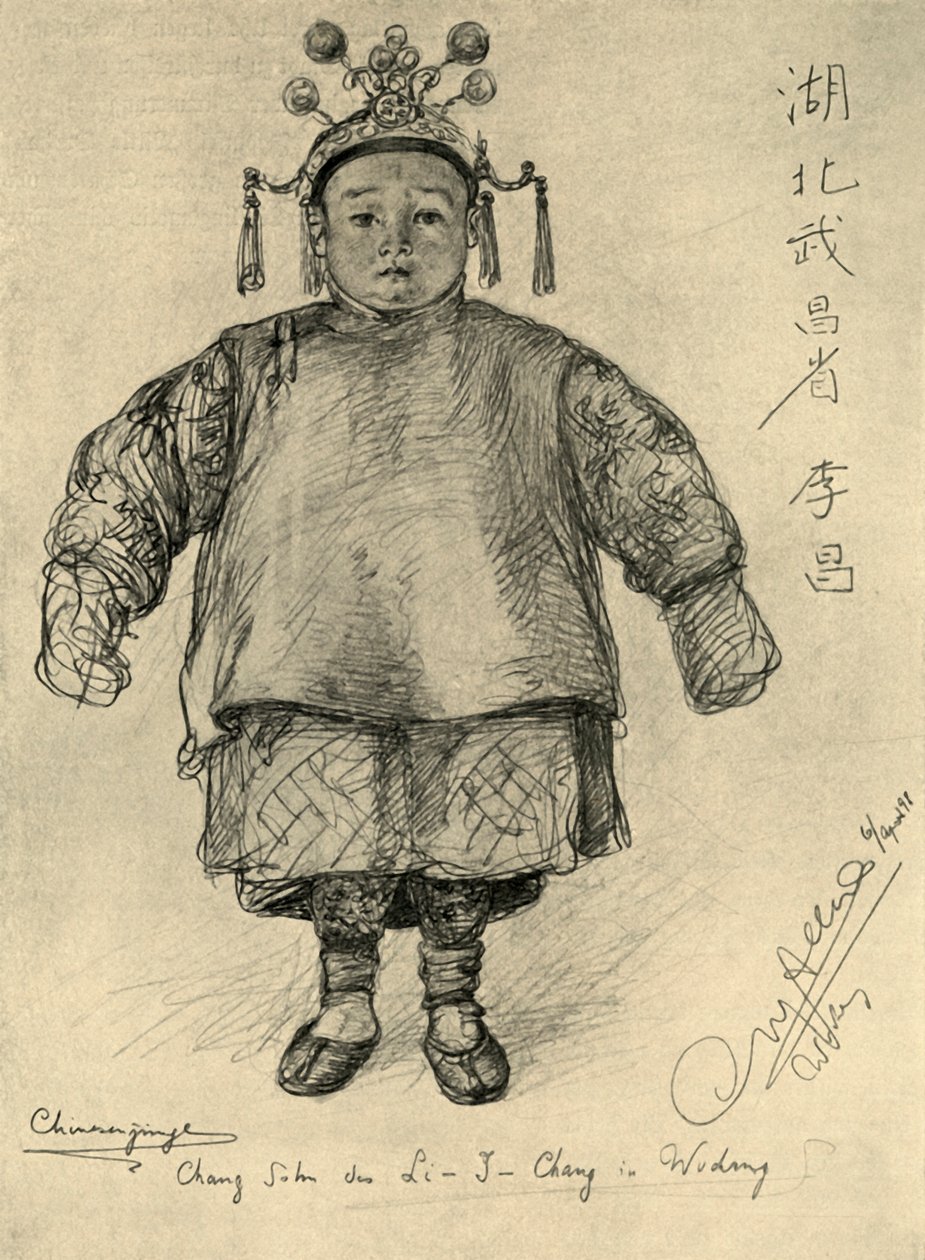 Chang - čínský chlapec, Wudong, 1898. od Christian Wilhelm Allers