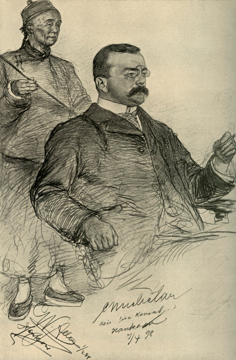 Evropan, Hankow, Čína, 1898. od Christian Wilhelm Allers