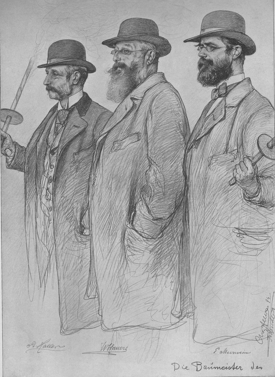 Martin Haller, Wilhelm Hauers, Wilhelm Emil Meerwein od Christian Wilhelm Allers