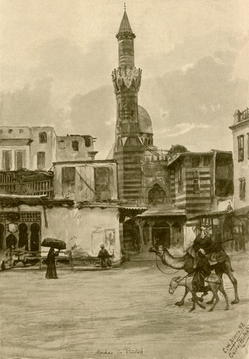Mešita, Boulaq, Káhira, Egypt, 1898. od Christian Wilhelm Allers