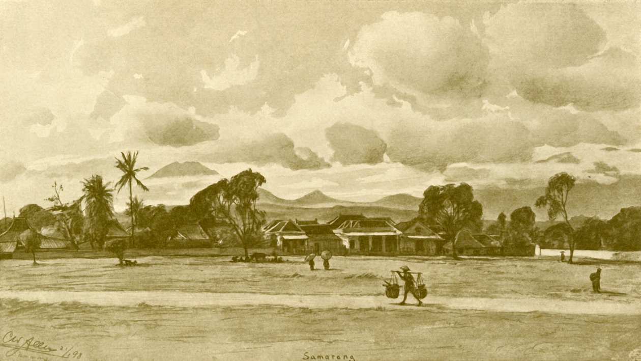 Semarang, Jáva, 1898. od Christian Wilhelm Allers