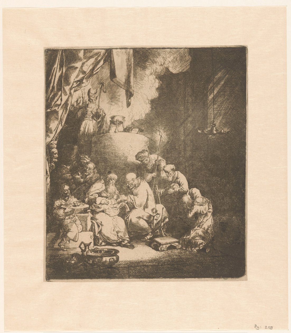 Obřízka Krista od Christian Wilhelm Ernst Dietrich