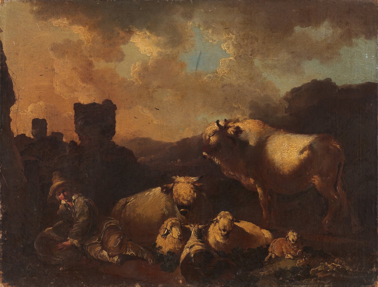 Holandský příběh (Pastýřka) od Christian Wilhelm Ernst Dietrich