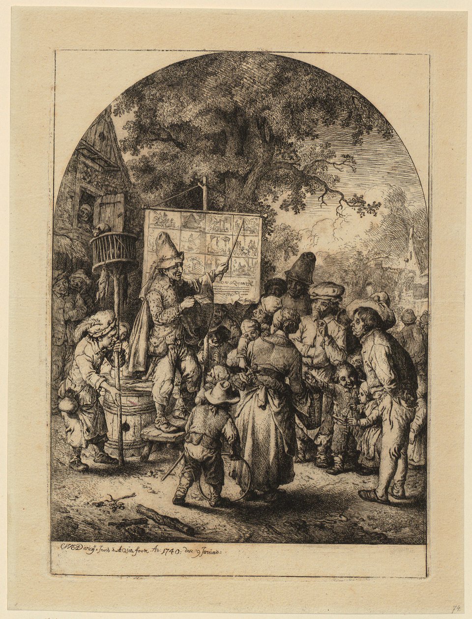 Velké uzdravení nemocných od Christian Wilhelm Ernst Dietrich