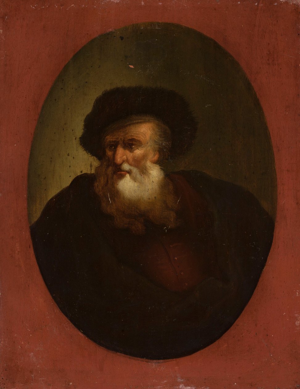 Stařec obrácený doleva od Christian Wilhelm Ernst Dietrich