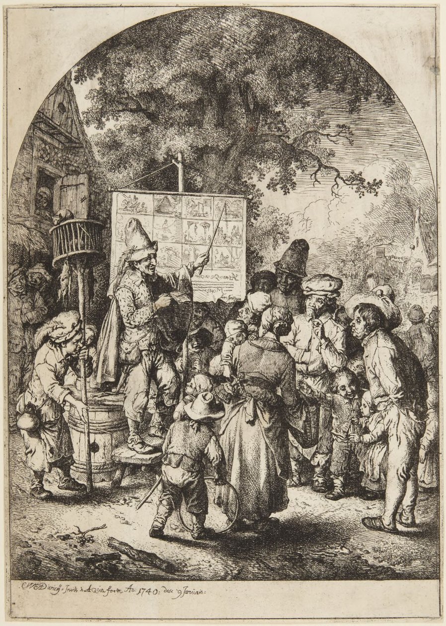 Zpěvák balad od Christian Wilhelm Ernst Dietrich