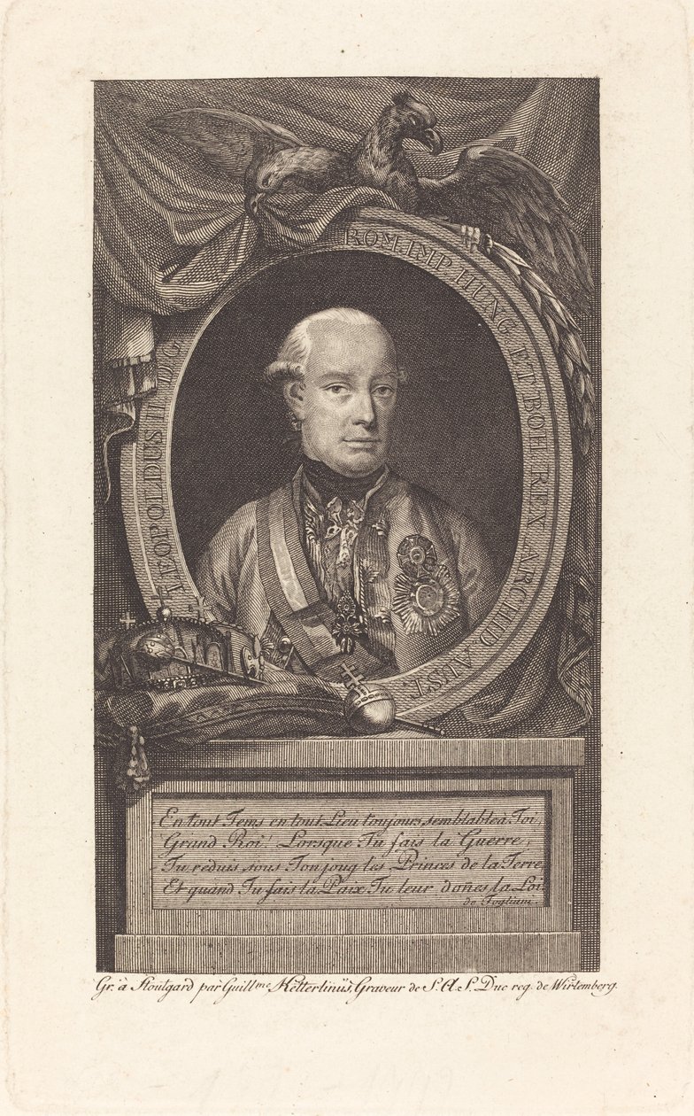 Leopold II., císař Svaté říše římské od Christian Wilhelm Ketterlinus