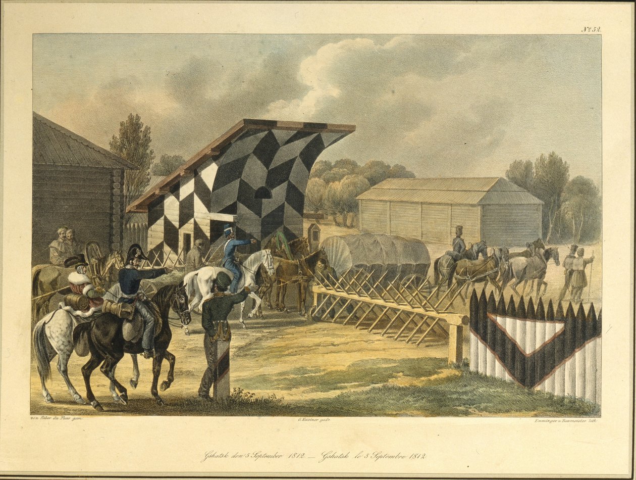 Gzhatsk 5. září 1812 20. let 19. století od Christian Wilhelm von Faber du Faur
