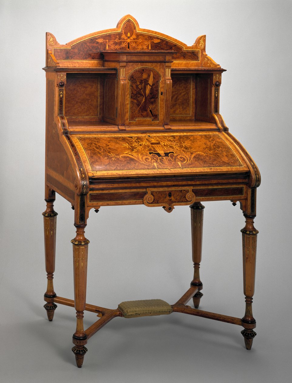Desk, Herter Brothers Company, 1869-71 (dřevo) od Christian and Gustave 1830 98 Herter