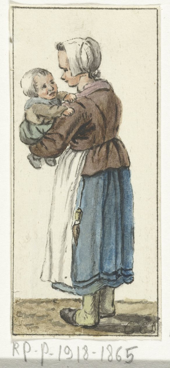Matka s dítětem od Christina Chalon