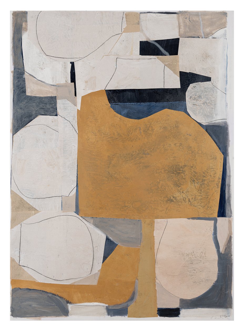 Island Gold, 2023 (grafit na kartě) od Christina Fedyk