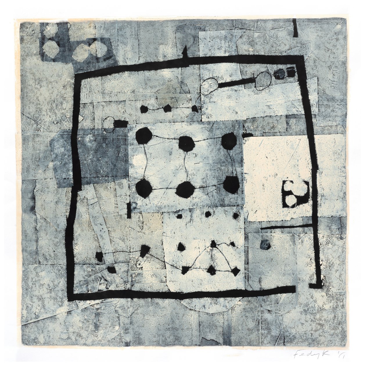 Living Air, 2017 (monotyp na papíře) od Christina Fedyk