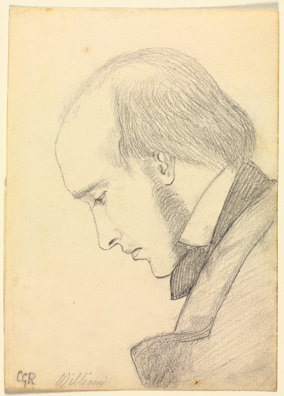 Portrét Williama Michaela Rossettiho, c. 1853. od Christina Georgina Rossetti