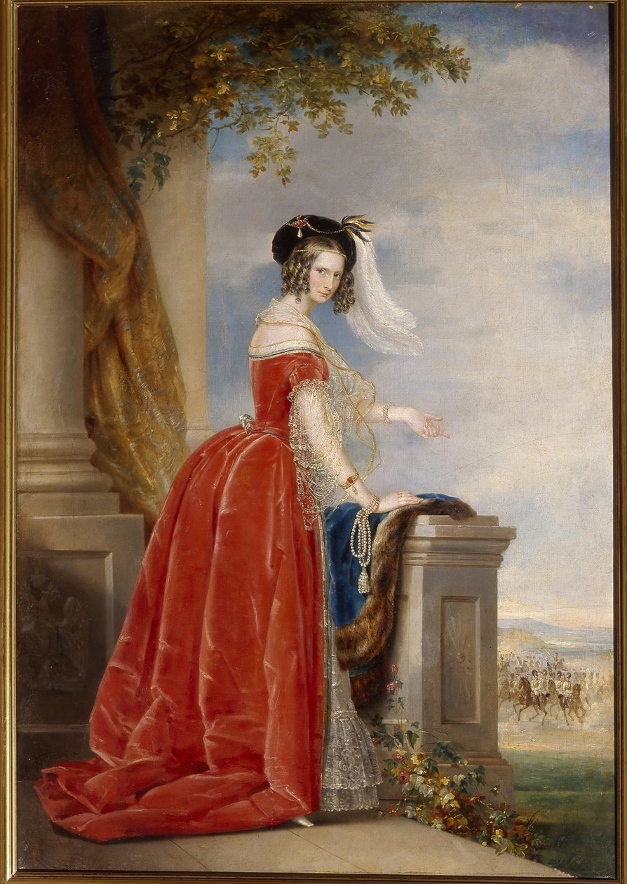 Portrét císařovny Alexandry Fjodorovny, po roce 1840 od Christina Robertson