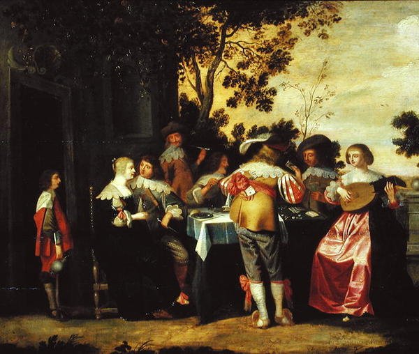 Hra od Christoffel Jacobsz van der Lamen
