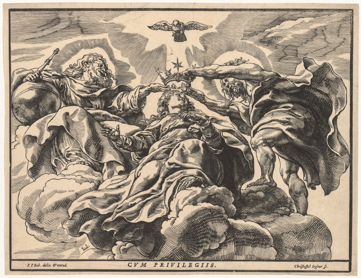 Korunovace Panny Marie, 1632-36. od Christoffel Jegher