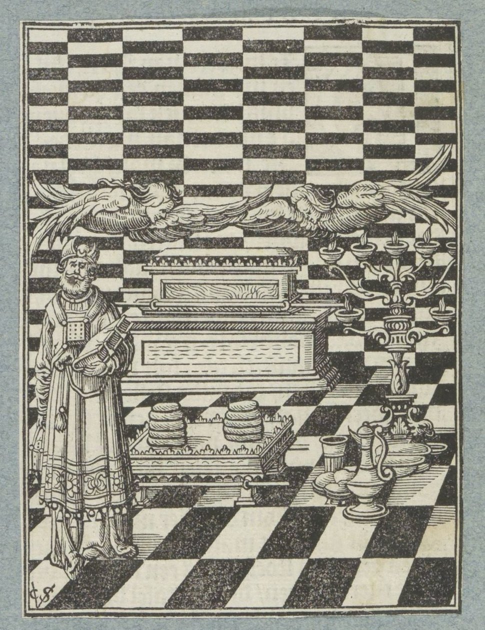 Archa úmluvy a předměty z Tabernacle od Christoffel van Sichem (II)