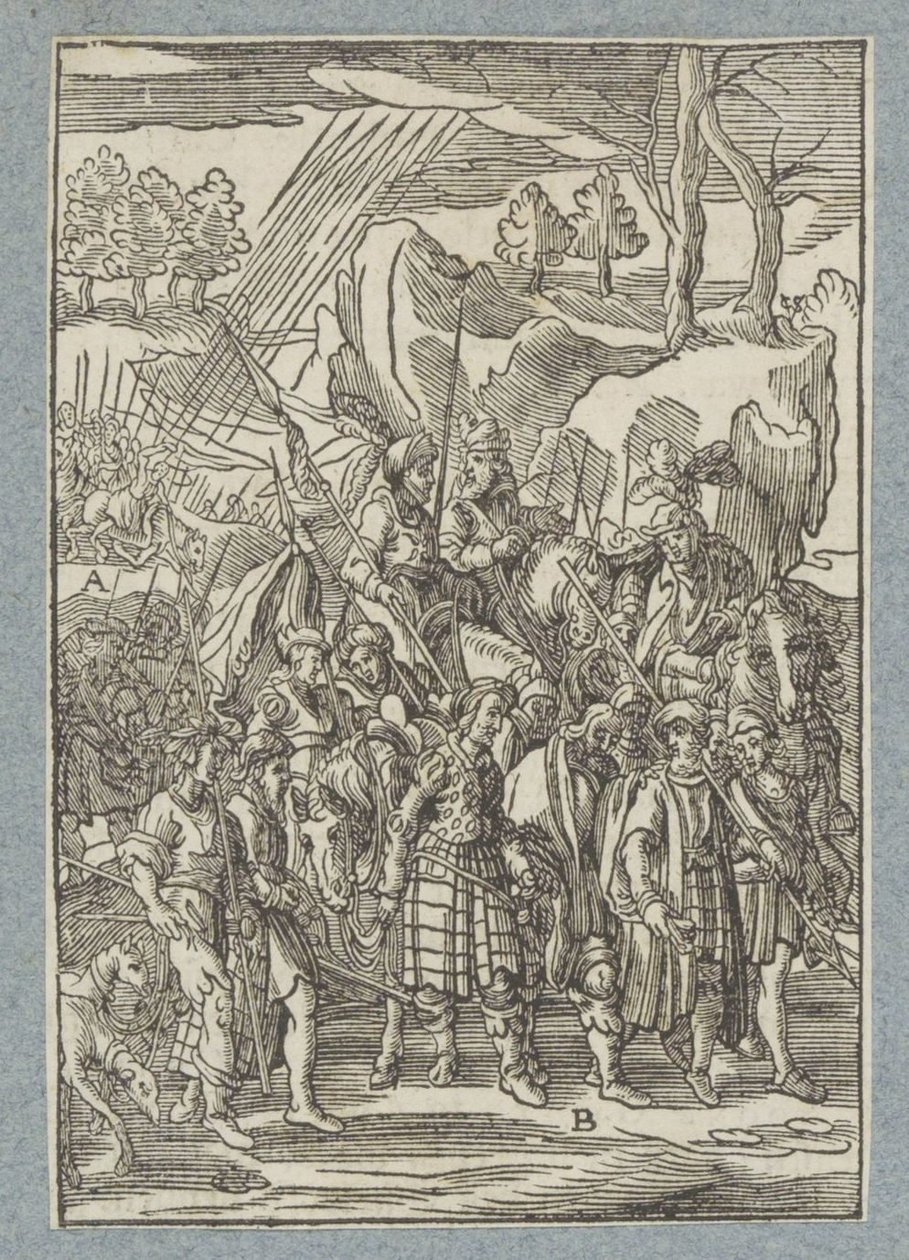 Obrácení Pavla od Christoffel van Sichem (II)
