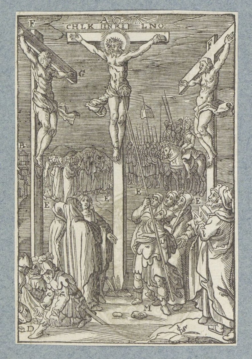 Kristus na kříži od Christoffel van Sichem (II)