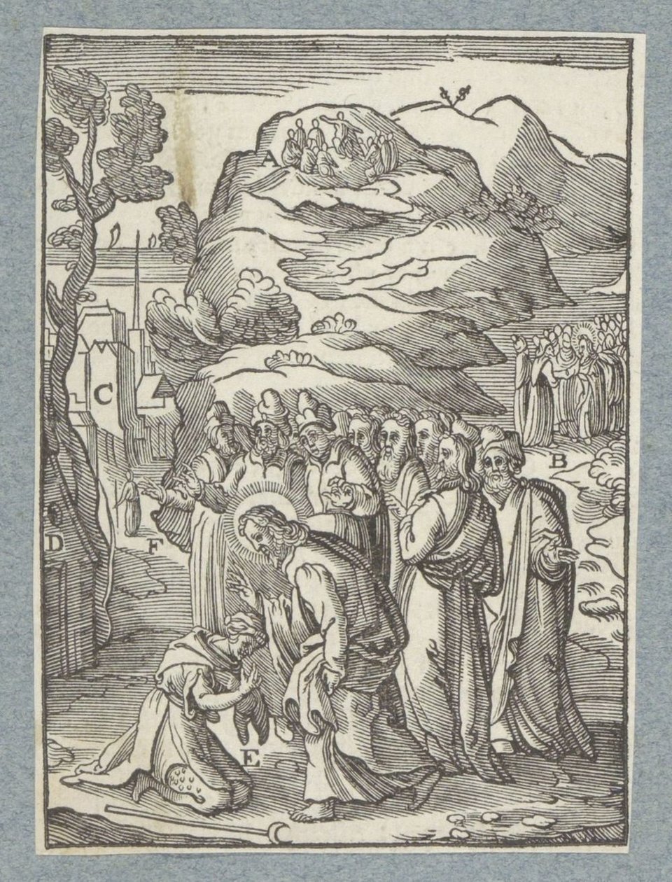 Kristus uzdravuje malomocného od Christoffel van Sichem (II)