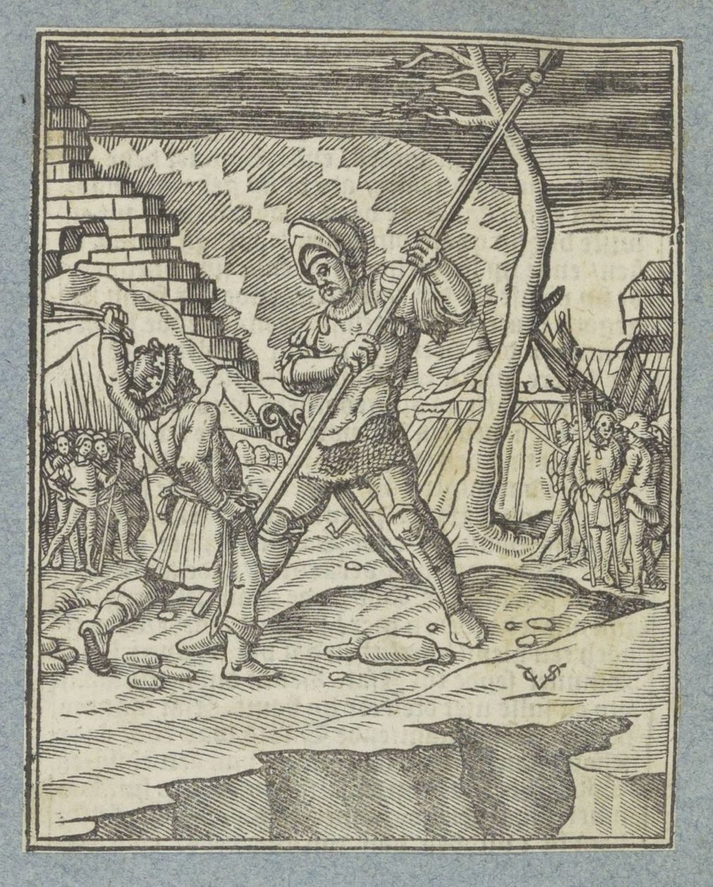 David porazí Goliáše od Christoffel van Sichem (II)