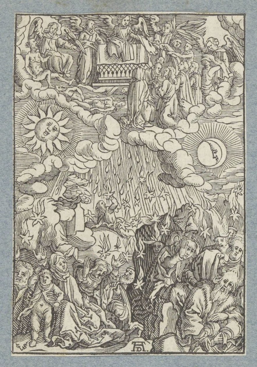 Otevření páté a šesté pečeti od Christoffel van Sichem (II)