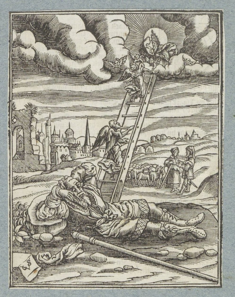 Jakubův žebřík od Christoffel van Sichem (II)