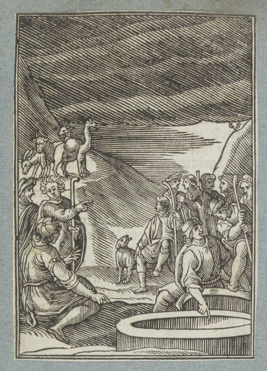 Josef je vhozen do studny od Christoffel van Sichem (II)